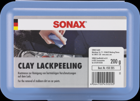 SONAX Clay blau Lackpeeling 200g (ReinigungsKnetmasse) 