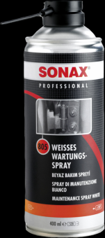 SONAX PROFESSIONAL Weißes WartungsSpray 