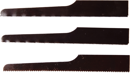 3 Ersatz-Sägeblätter für DL-Karosserie-Stichsäge , passend für BGS 3260 