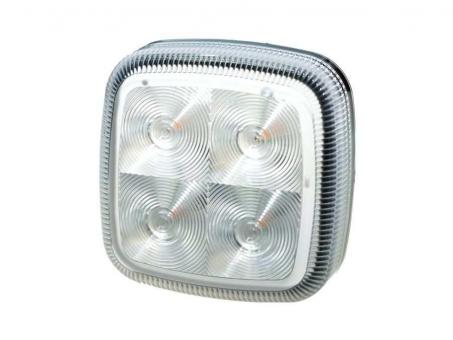 LED Blinkleuchte PRO-SQUARE 12/24 Volt, Kabel 0,5m 