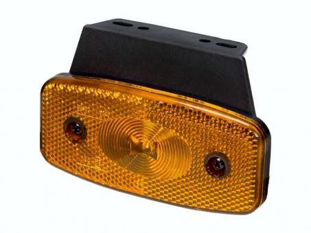 LED Seitenmarkierungsleuchte 24 Volt, 90°-Kabelanschluss, Winkelhalter 