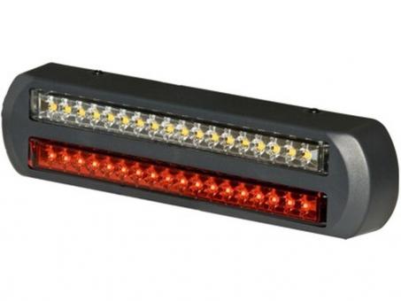 LED Heckleuchte PRO-2 24 Volt, Schluss-Brems-Blinklicht glasklar 
