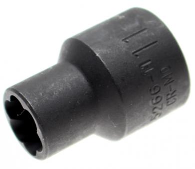 Spezial-Steckschlüssel-Einsatz / Schraubenausdreher, 12,5 (1/2), 11 mm 