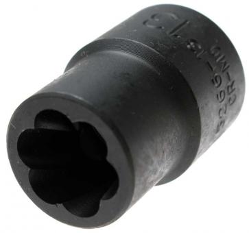 Spezial-Steckschlüssel-Einsatz / Schraubenausdreher, 12,5 (1/2), 13 mm 