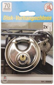 Disk-Vorhängeschloss, 70 mm 