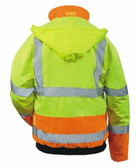 *MATS* WARNSCHUTZ PILOTJACKE GELB/ORANGE 