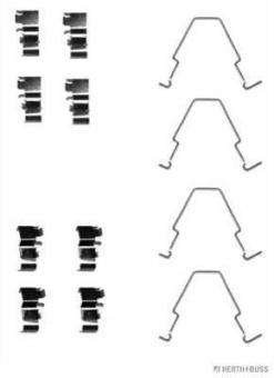 Zubehörsatz, Scheibenbremsbelag 
