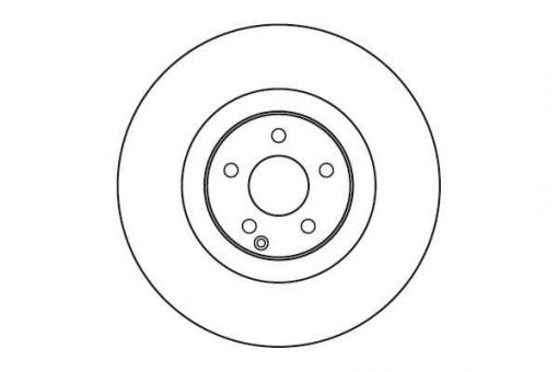 BREMSSCHEIBE HIGH CARBON, GELOCHT 