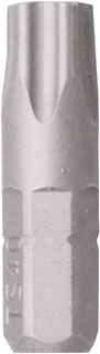 1/4&#34; Bit L25 mm 5-Stern TS20 mit Bohrung 
