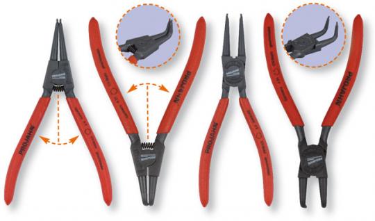 Sicherungsringzangen Set 4tlg PROJAHN Made in Germany 