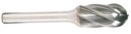 Hartmetallfr&#228;ser, Form C Walzenrund / Zylinder Walze d1 6.0 mm, Schaftdurchmesser 6.0 mm Schnellfr&#228;sschliff f&#252;r Aluminium  