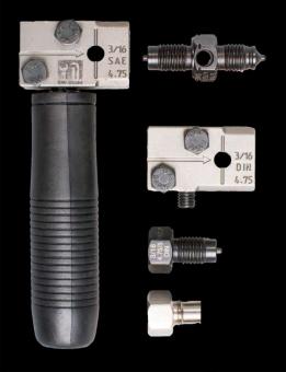 Mechan. Bördelgerät für SAE und DIN für 4,75 mm Bremsleit. 