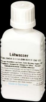 Lötwasser  in Kunststofflasche, 50 ml nach DIN EN 29454-1  