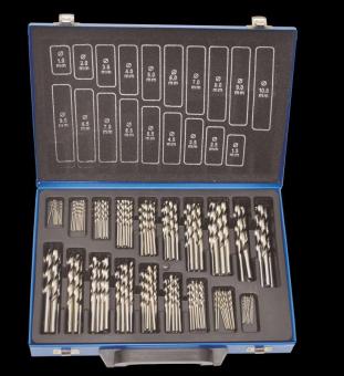 HSS-Spiralbohrersatz, 170 tlg., Kobaltlegiert, 1 - 10 mm, geschliffen 