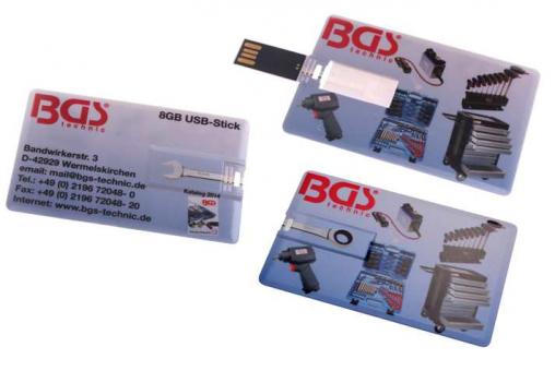 BGS USB Stick 8 GB im Kreditkartenformat 